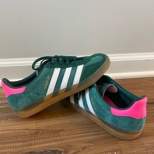 Adidas Gazelle Collegiate Green Lucid Pink